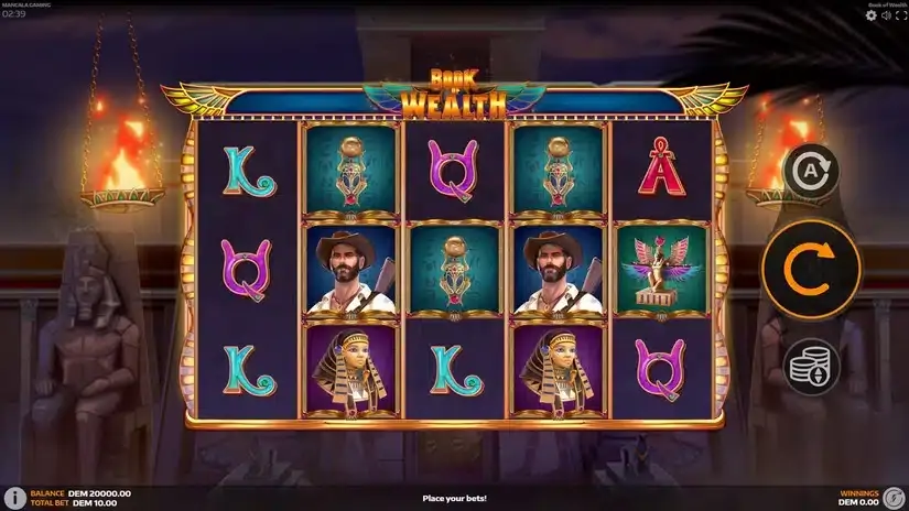 Book of Wealth slot screenshot 1