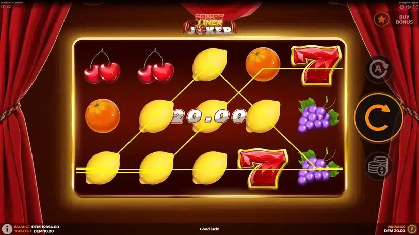 Fruityliner Joker slot screenshot 4