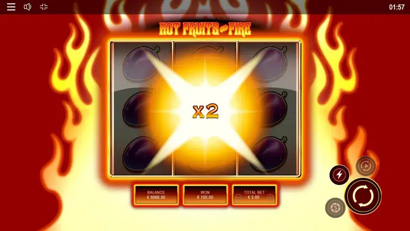 Hot Fruits on Fire slot screenshot 5