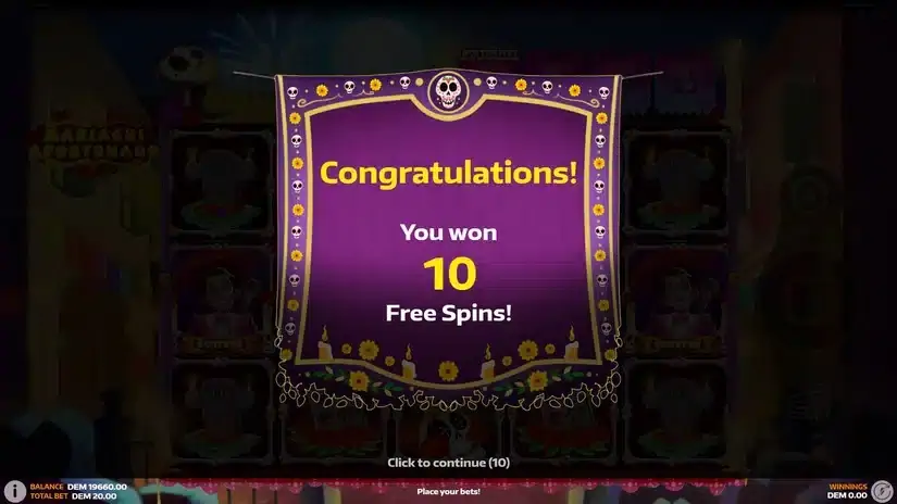 Mariachi Afortunado slot screenshot 3