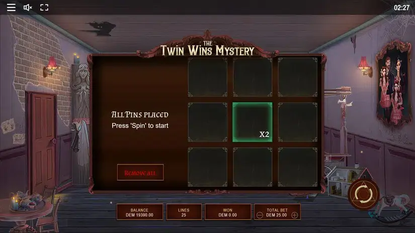 The Twin Wins Mystery slot screenshot 5