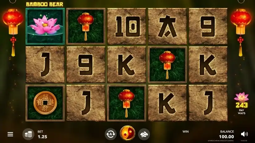 Bamboo Bear slot screenshot 1