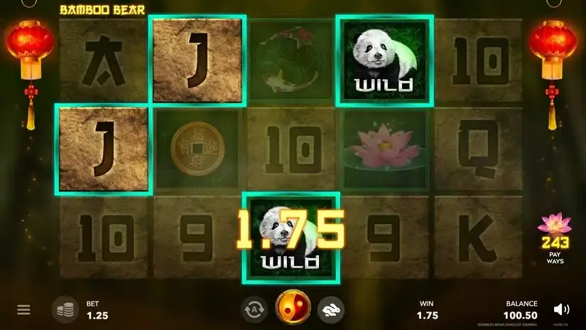 Bamboo Bear slot screenshot 2