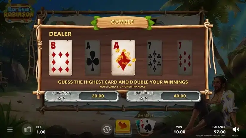Ben Gunn Robinson slot screenshot 3