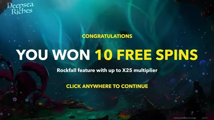 Deepsea Riches slot screenshot 2