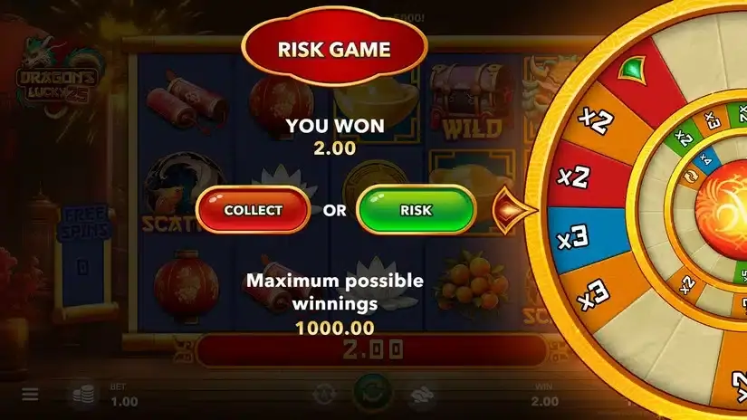 Dragon’s Lucky 25 slot screenshot 3