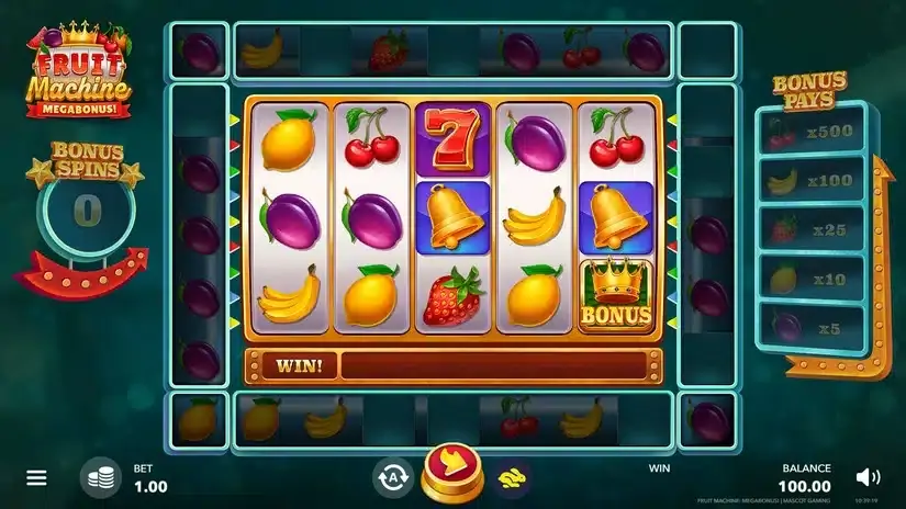 Fruit Machine: Megabonus! slot screenshot 1