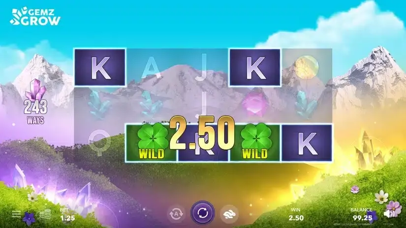 Gemz Grow slot screenshot 