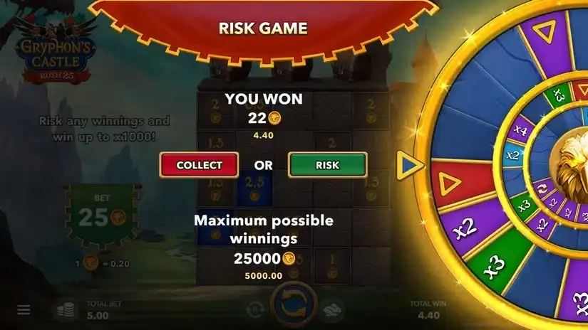 Gryphone’s Castle Rush 25 slot screenshot 3