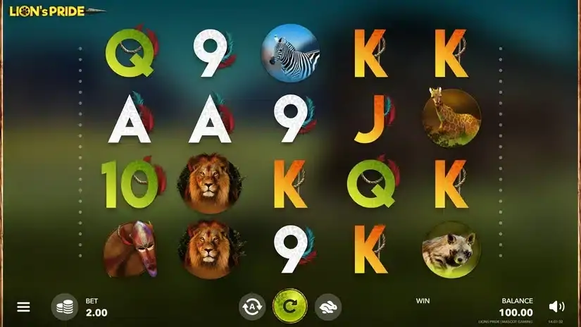 Lion’s Pride slot screenshot 