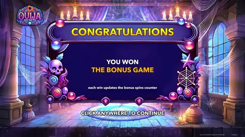 Ouija Secrets slot screenshot 2