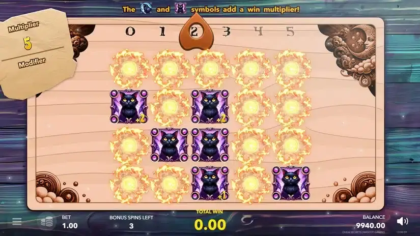 Ouija Secrets slot screenshot 3