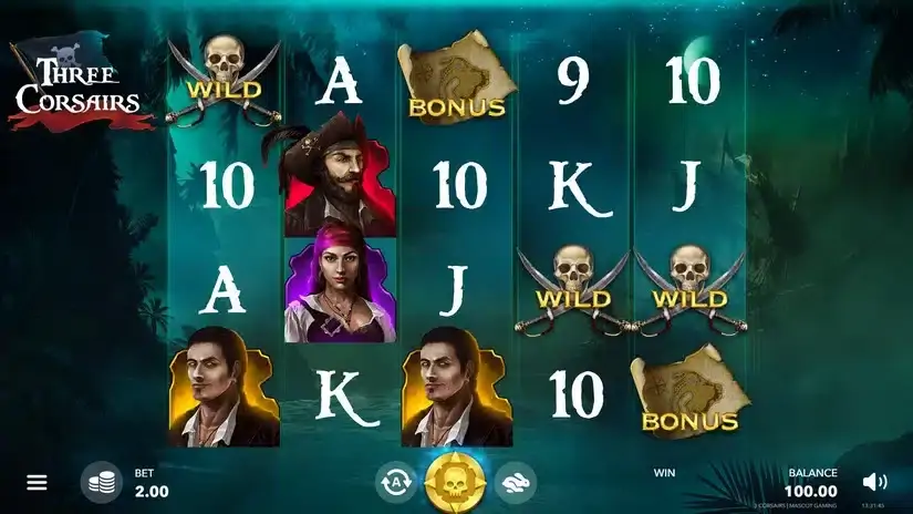 Three Corsairs slot screenshot 2
