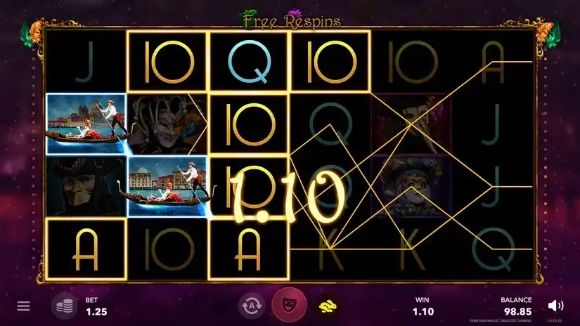 Venetian Magic slot screenshot 2
