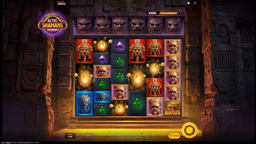 Aztec Shamans Megaways slot screenshot 2