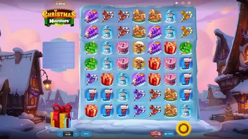 Christmas MULTIHOPS slot screenshot 