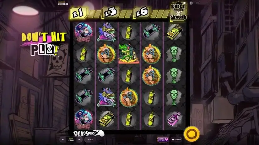 Don’t Hit Plz! slot screenshot 1