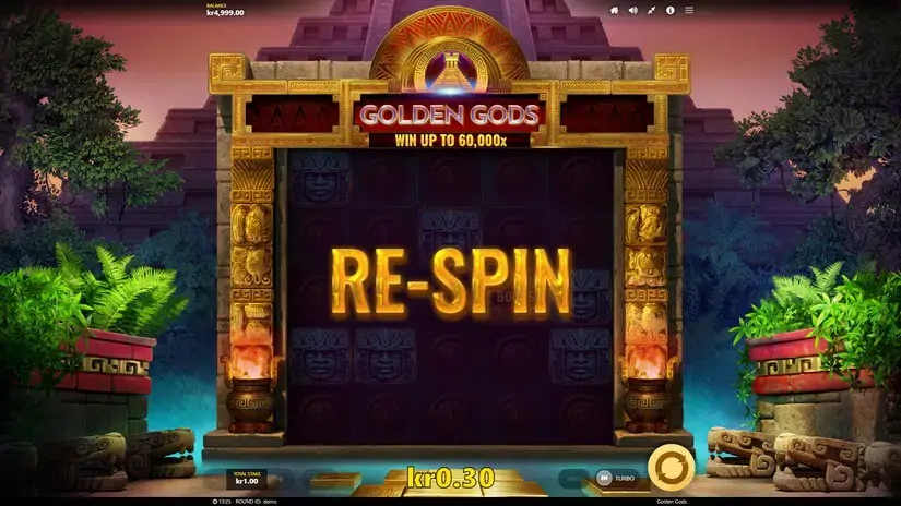 Golden Gods slot screenshot 2