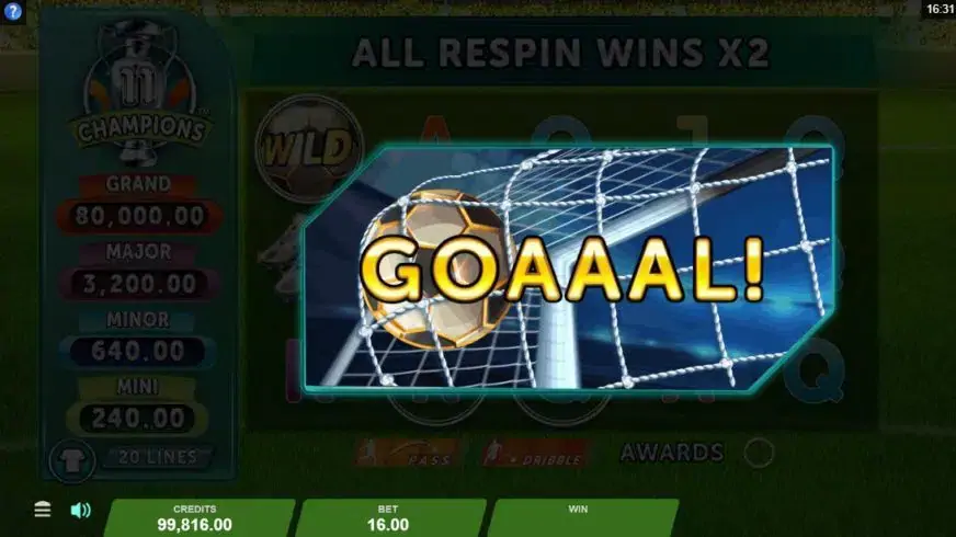 11 Champions slot screenshot 4