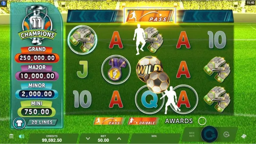 11 Champions slot screenshot 2
