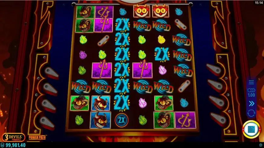 3 Devils Pinball slot screenshot 3