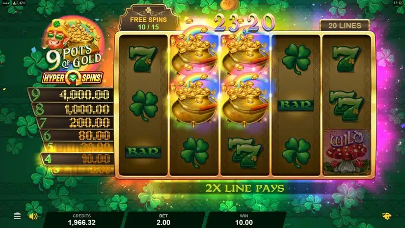9 Pots of Gold HyperSpins slot screenshot 6