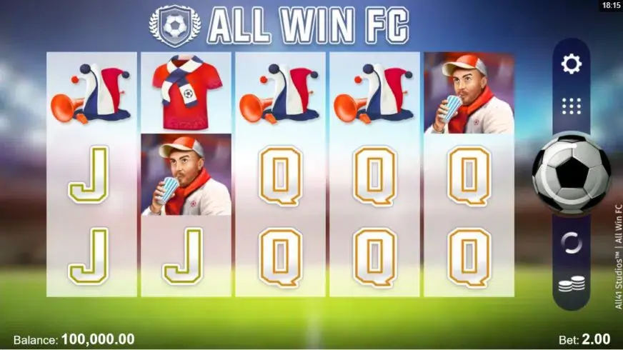 All Win FC slot screenshot 