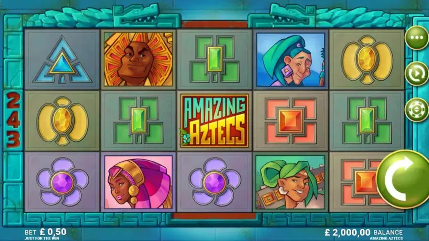 Amazing Aztecs slot screenshot 1