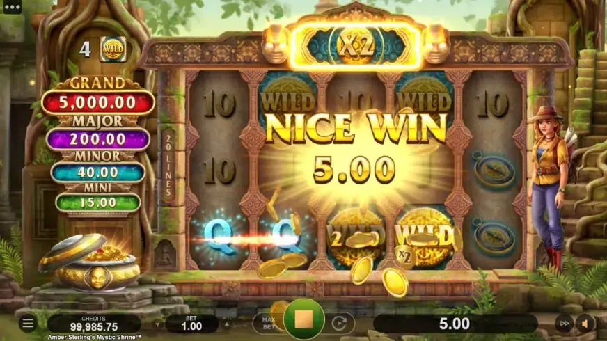 Amber Sterlings Mystic Shrine slot screenshot 4