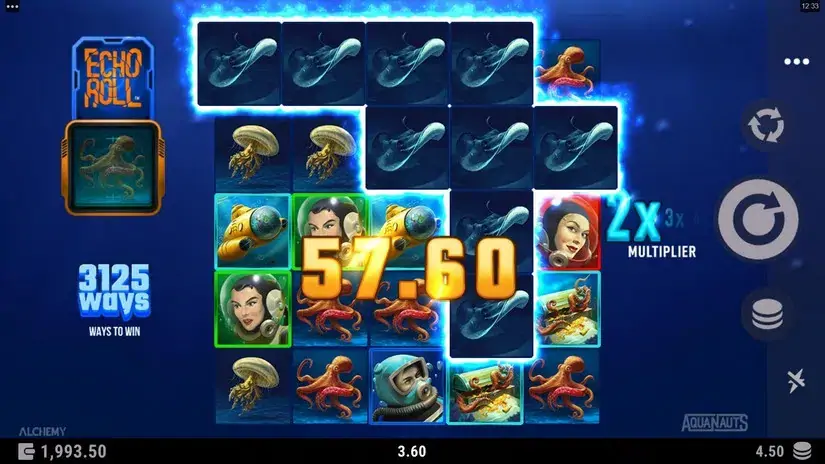 Aquanauts slot screenshot 3