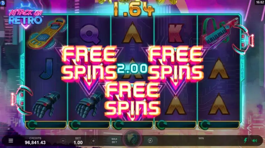 Attack on Retro slot screenshot 4