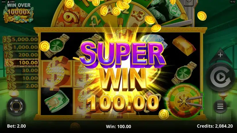 Bank Vault slot screenshot 