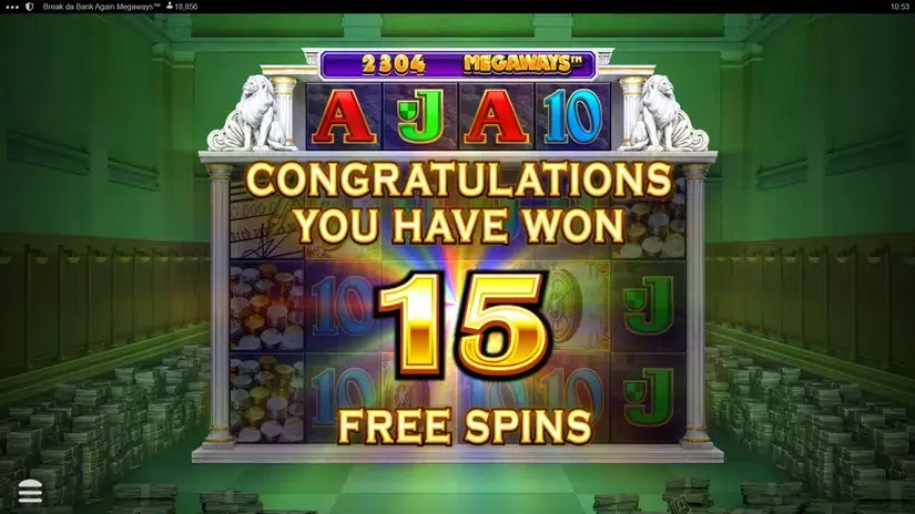 Break Da Bank Again Megaways slot screenshot 5