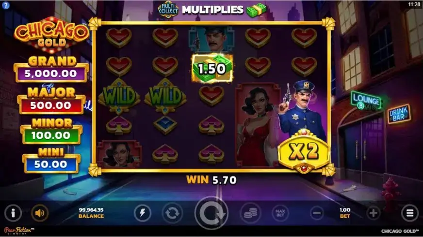 Chicago Gold slot screenshot 2