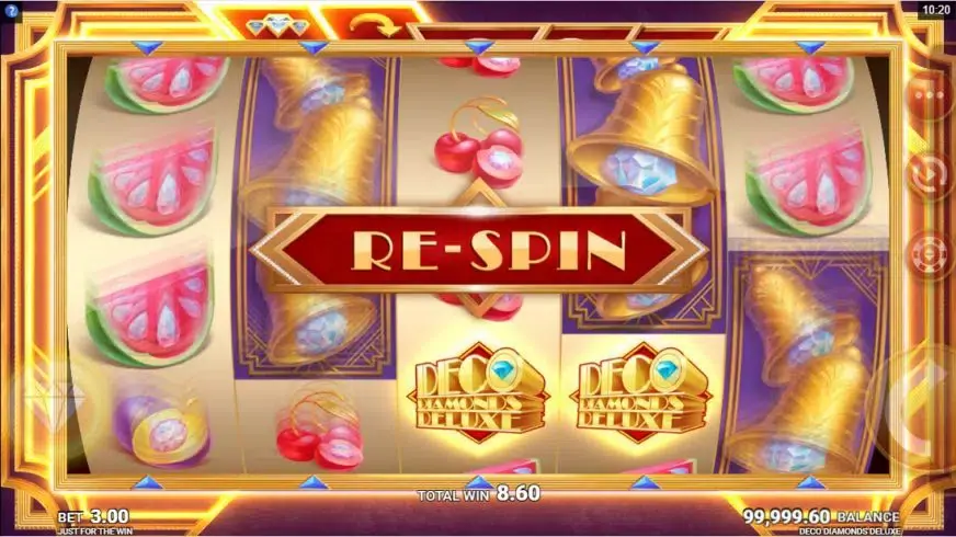 Deco Diamonds Deluxe slot screenshot 3