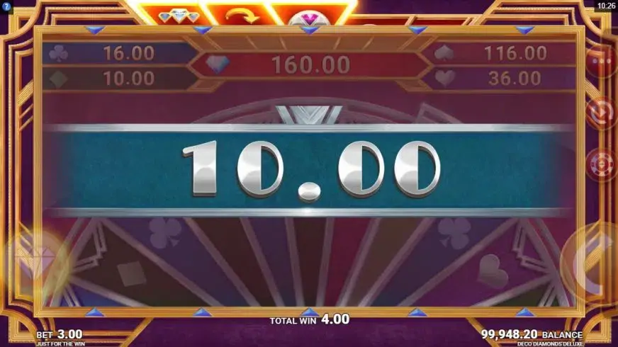 Deco Diamonds Deluxe slot screenshot 5