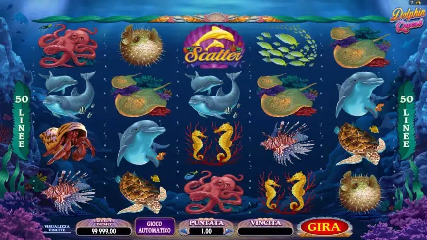 Dolphin Quest slot screenshot 4