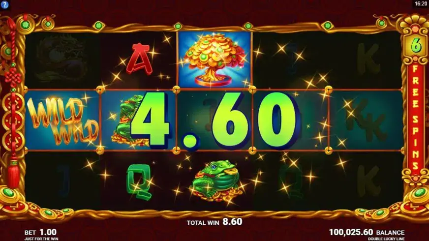 Double Lucky Line slot screenshot 