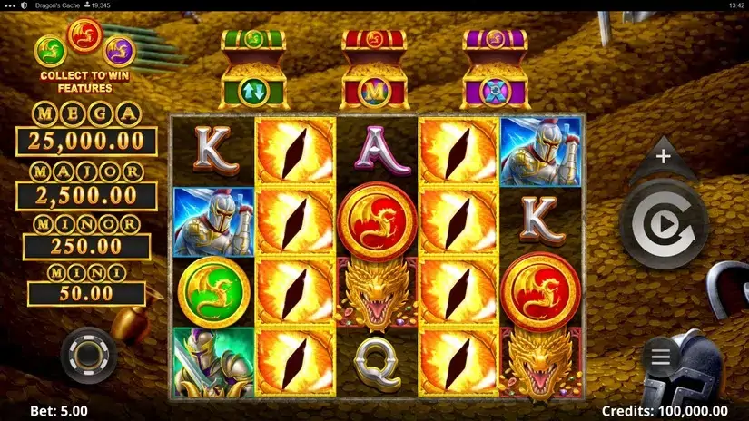 Dragon’s Cache slot screenshot 1
