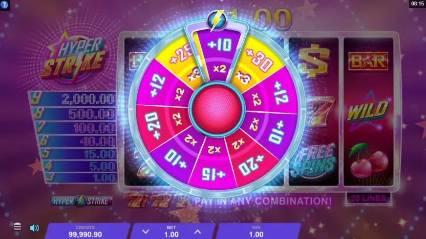 Hyper Strike slot screenshot 2