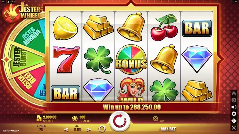 Jester Wheel slot screenshot 1