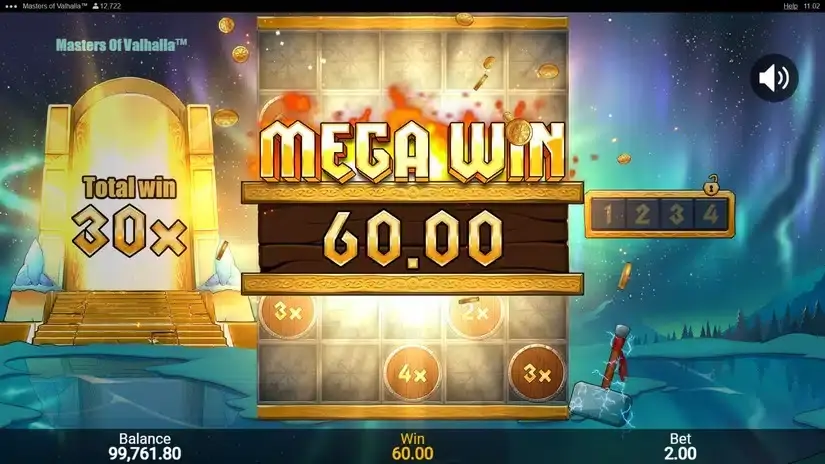 Masters Of Valhalla slot screenshot 
