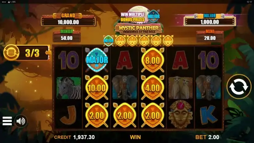 Mystic Panther Treasures of the Wild slot screenshot 4
