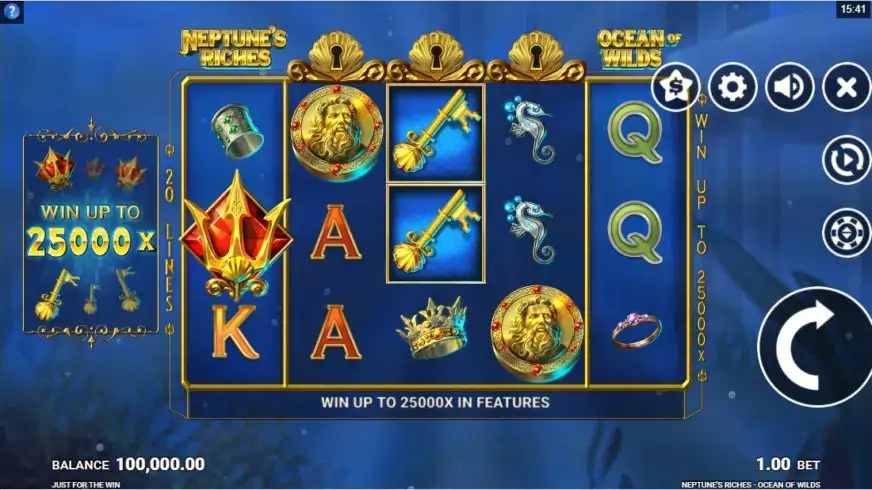 Neptune’s Riches: Ocean of Wilds slot screenshot 1