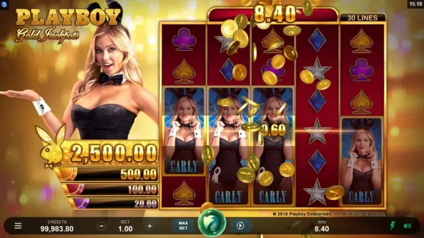 Playboy Gold Jackpots slot screenshot 5
