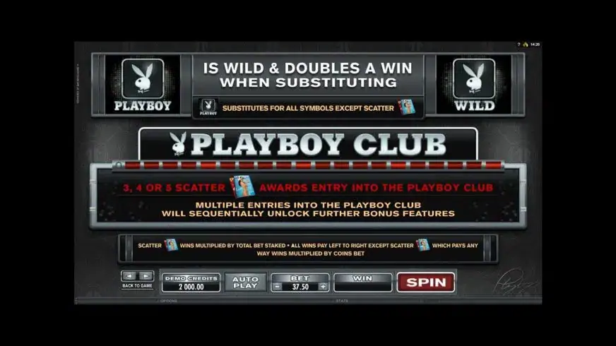 Playboy slot screenshot 3