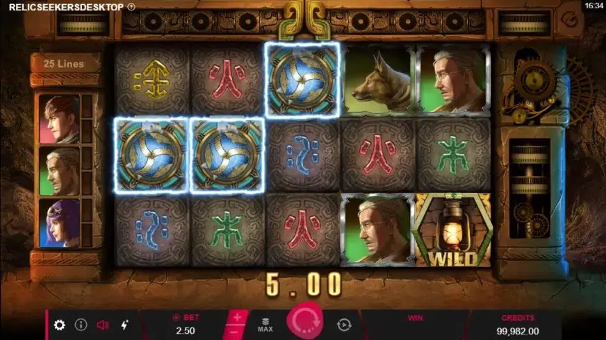 Relic Seekers slot screenshot 2