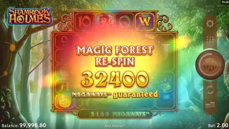 Shamrock Holmes Megaways slot screenshot 2