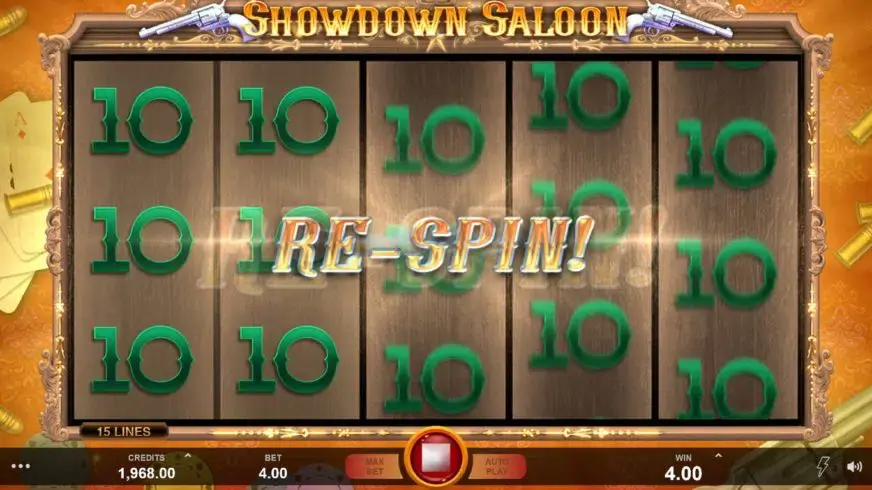 Showdown Saloon slot screenshot 3