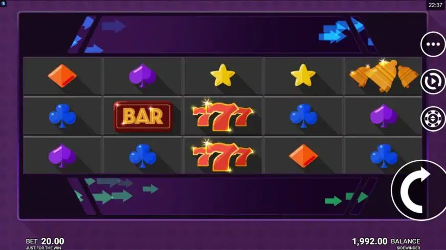 Sidewinder slot screenshot 1